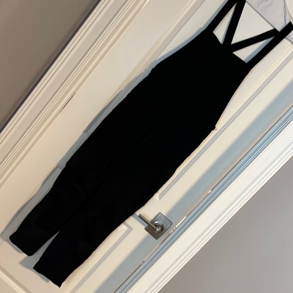 Madewell velvet overalls